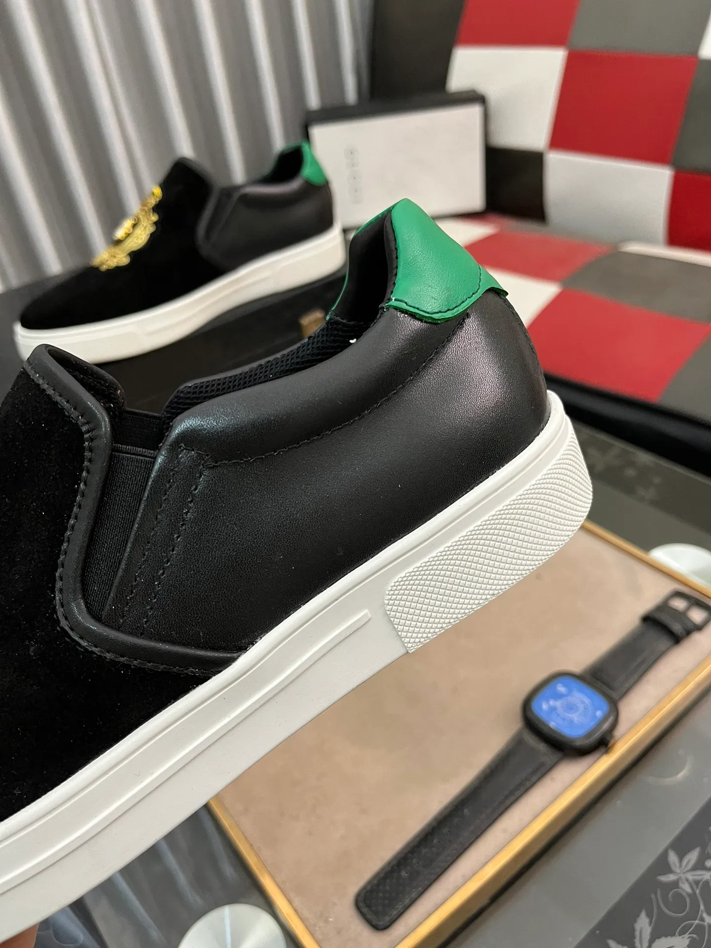 Men's Men's Shoes💰360⌚️⌚️《GUCCI》The latest hot-selling casual shoes, top brand [seduce] luxury~purchase, top~quality. Products sold at the counter [Qiang] The original fabric adopts 3D embroidery technology ➕ Comfortable sheepskin lining, available in 38-443️⃣ styles